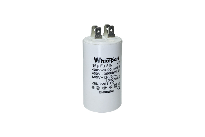Конденсатор CBB60 16 мкФ 450 V з клемами